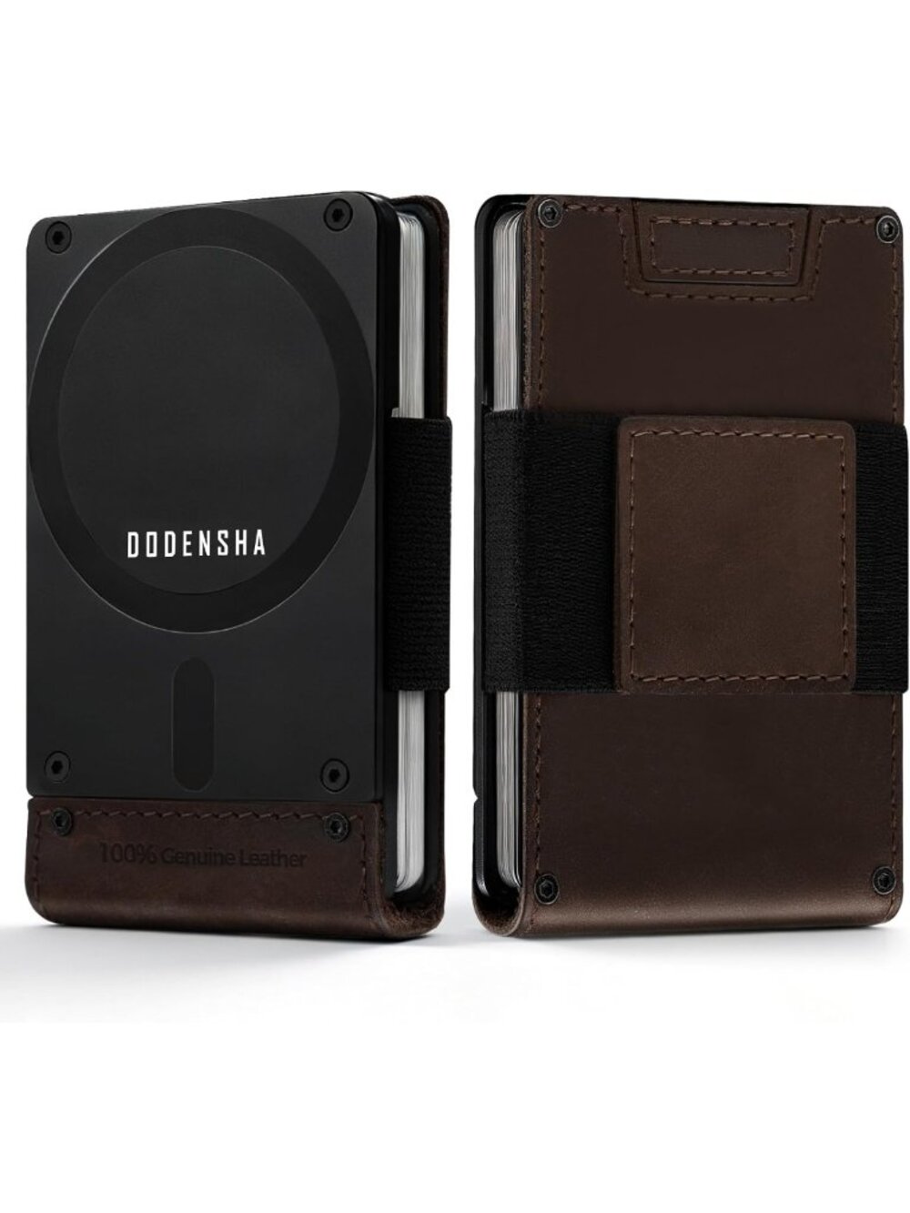 Slim Leather Wallet for MagSafe, Holds 13 Cards & 10+ Bills, Minimalist Design